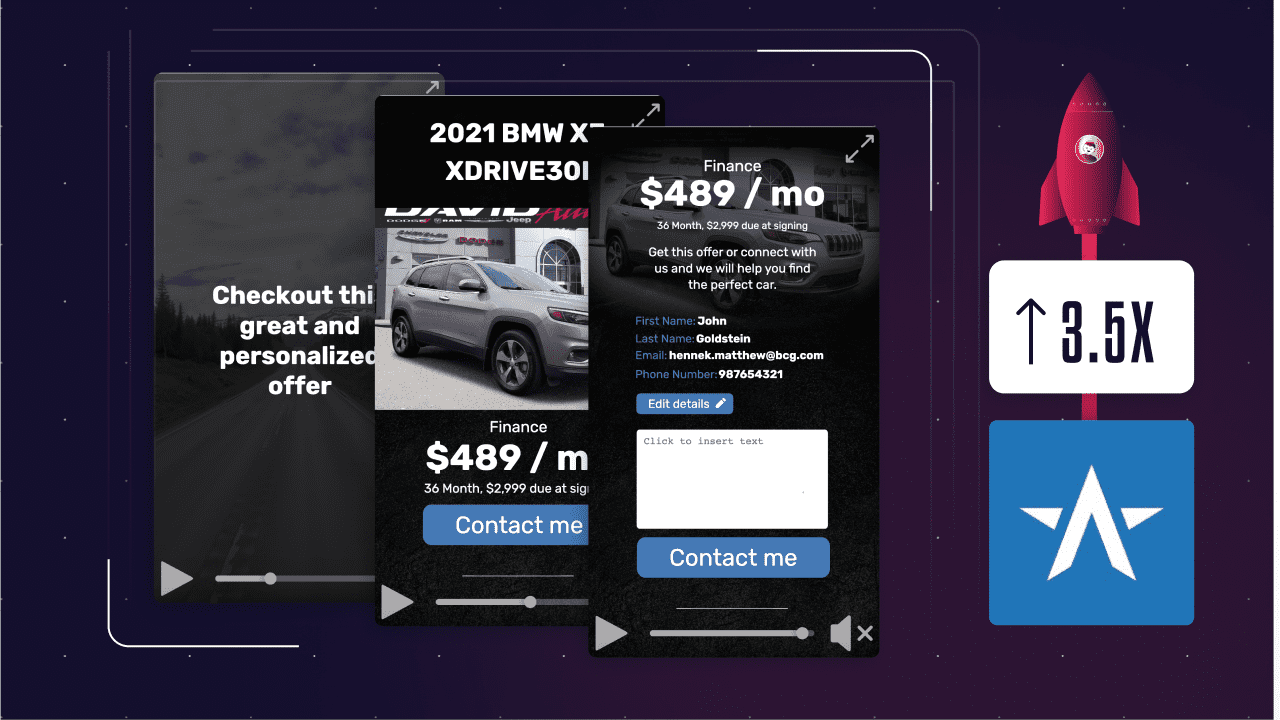 AutoLeadStar Sees 3.5x More Leads By Using Blings Personalized and Interactive Videos